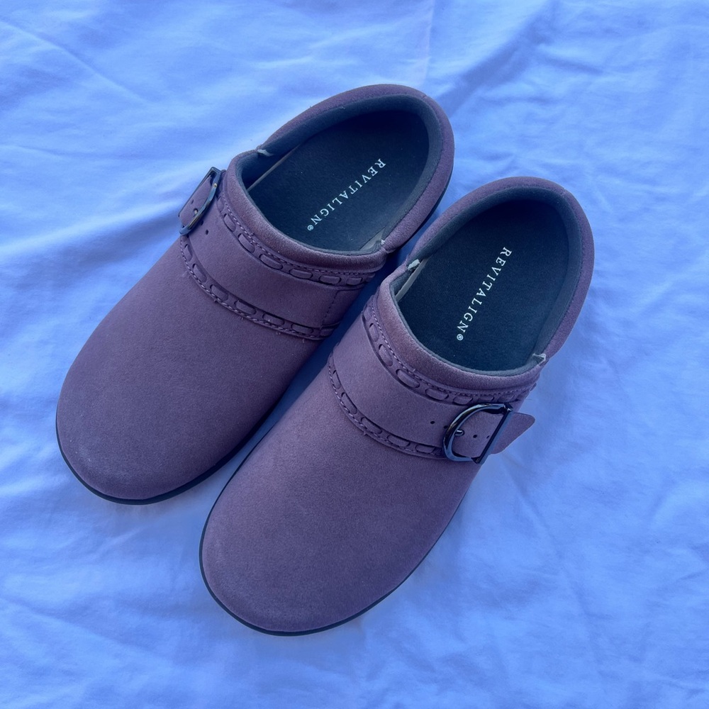 REVITALIGN Orthotic Suede Mules